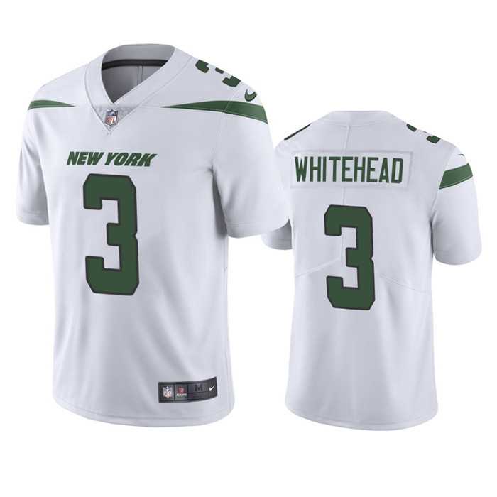 Men & Women & Youth New York Jets #3 Jordan Whitehead White Vapor Untouchable Limited Stitched Jersey